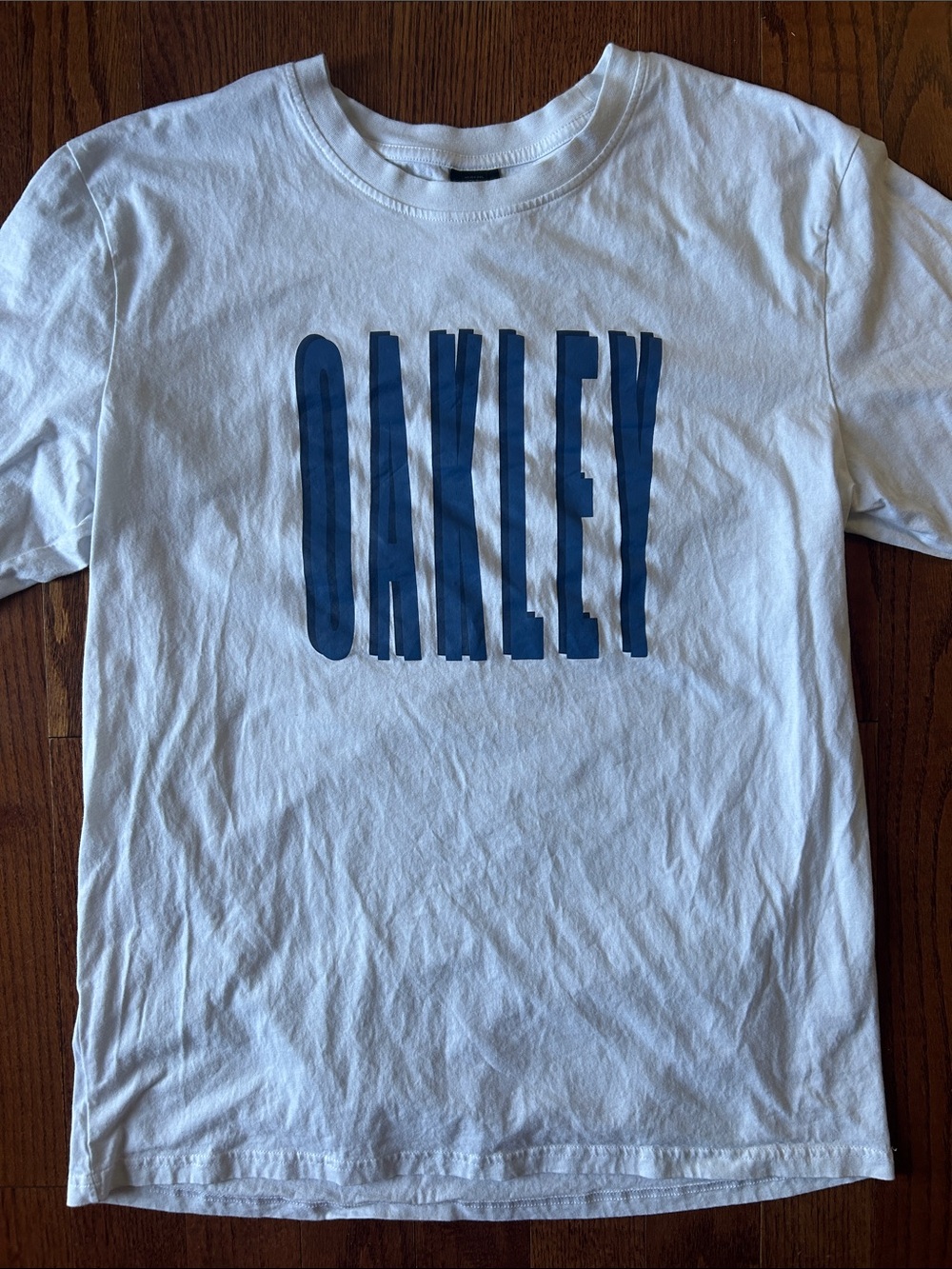 Oakley White T-Shirt with Logo